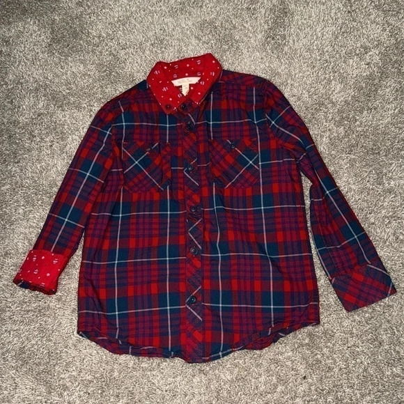 Matilda Jane Other - •Matilda Jane plaid shirt•​